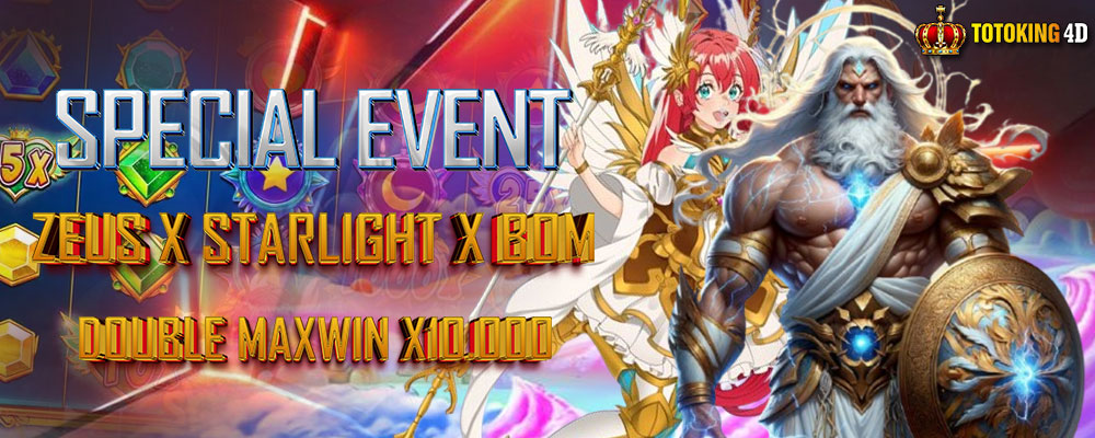 Event Zeus , Starlight Princess & Sweet Bonanza MA